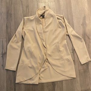 Revamped Beige Dress Coat